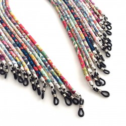 Colgador de gafas flores cordón -varios estampados