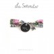 Pulsera chapa plateada y estrella + cinta flores- varios estampados