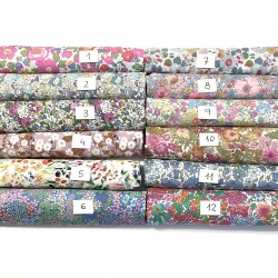 Chupetero flores liberty  personalizado- varios estampados