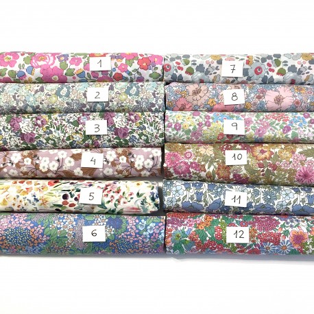 Chupetero flores liberty  personalizado- varios estampados