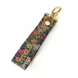 Llavero flores personalizado- VARIOS ESTAMPADOS
