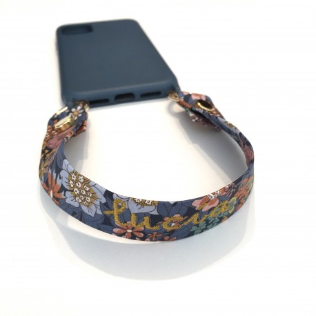 Cinta pulsera móvil flores personalizada - VARIOS ESTAMPADOS 