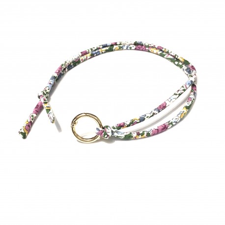 Cuelgatodo flores con anilla- varios estampados