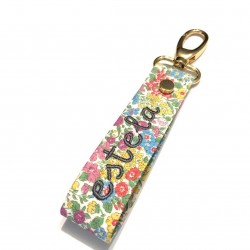 Llavero flores personalizado- VARIOS ESTAMPADOS