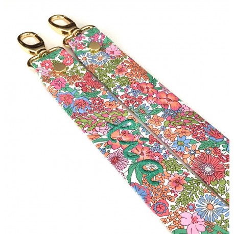 Correa bolso flores - VARIOS ESTAMPADOS