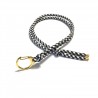 Cuelgatodo mini vichy negro