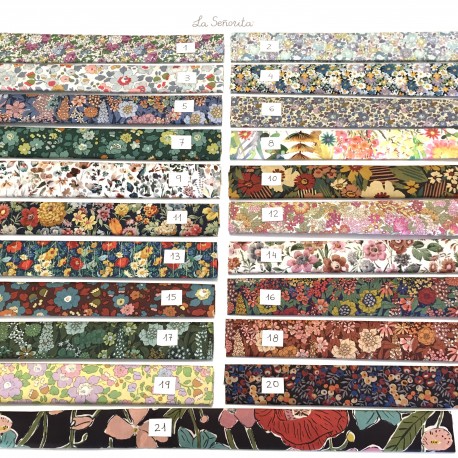 Llavero pañuelo flores - VARIOS ESTAMPADOS