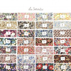 Cuelgatodo/ cordón móvil flores corto - varios estampados