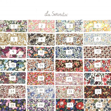 Cuelgatodo/ cordón móvil flores corto - varios estampados