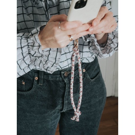 Cuelgatodo/ cordón móvil flores corto - varios estampados