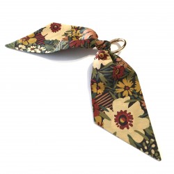 Llavero pañuelo flores - VARIOS ESTAMPADOS