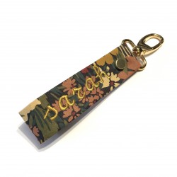 Llavero flores personalizado- VARIOS ESTAMPADOS