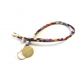 Cuelgatodo flores + chapa dorada personalizada- varios estampados