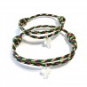 Pulsera náutica nudos corredizos + cruz