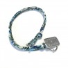 Cuelgatodo flores + chapa militar mediana personalizada