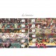 Lanyard flores + bolsita a juego flores - VARIOS ESTAMPADOS