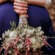 Chapa ramo de novia + cinta flores